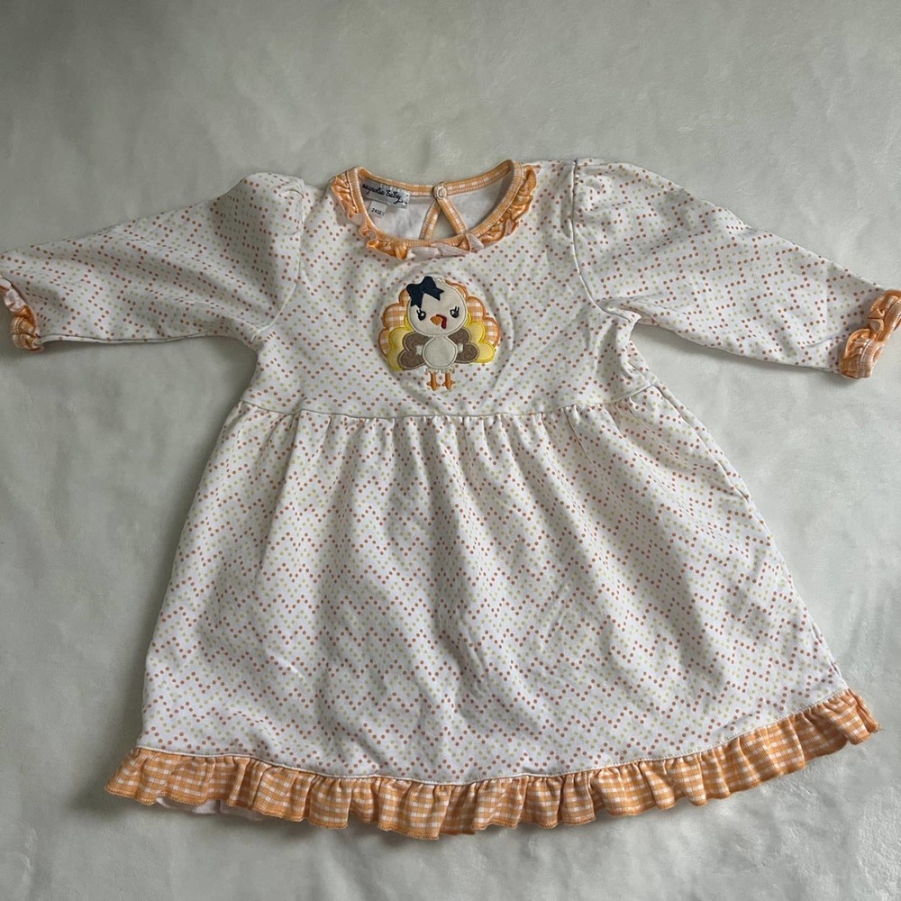 Magnolia Baby Turkey Dress Size 24 months